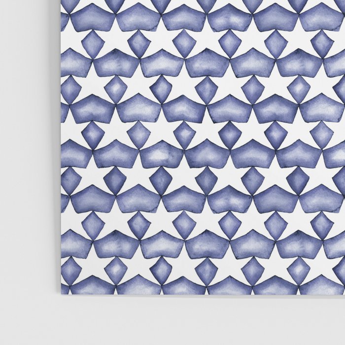 Dark Indigo Stars Poster Gallery Image 3