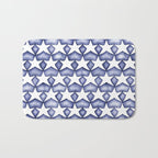 Dark Indigo Stars Bath Mat Gallery Image 1