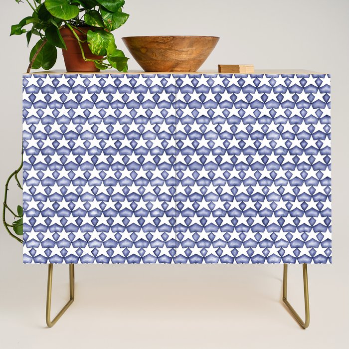 Dark Indigo Stars Credenza Gallery Image 1