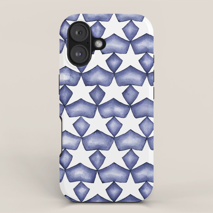 Dark Indigo Stars iPhone Case Gallery Image 1