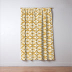 Solstice Boho Geometric Goldenrod Window Curtain Gallery Image 3