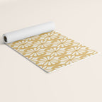 Solstice Boho Geometric Goldenrod Yoga Mat Gallery Image 2