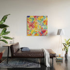 Fragments Of Botanical Memory Whimsical Watercolor Flower Meadow Wood Wall Art Gallery Image 2