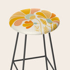 Summer Wildflowers in Golden Yellow Stool Gallery Image 2