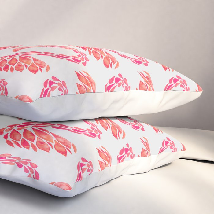 Miami Flamingo - Pink OmbrÃ© Pillow Sham Gallery Image 3