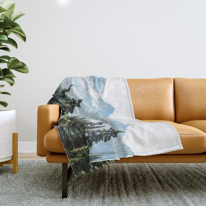 Alpine Adventure Throw Blanket Gallery Image 1