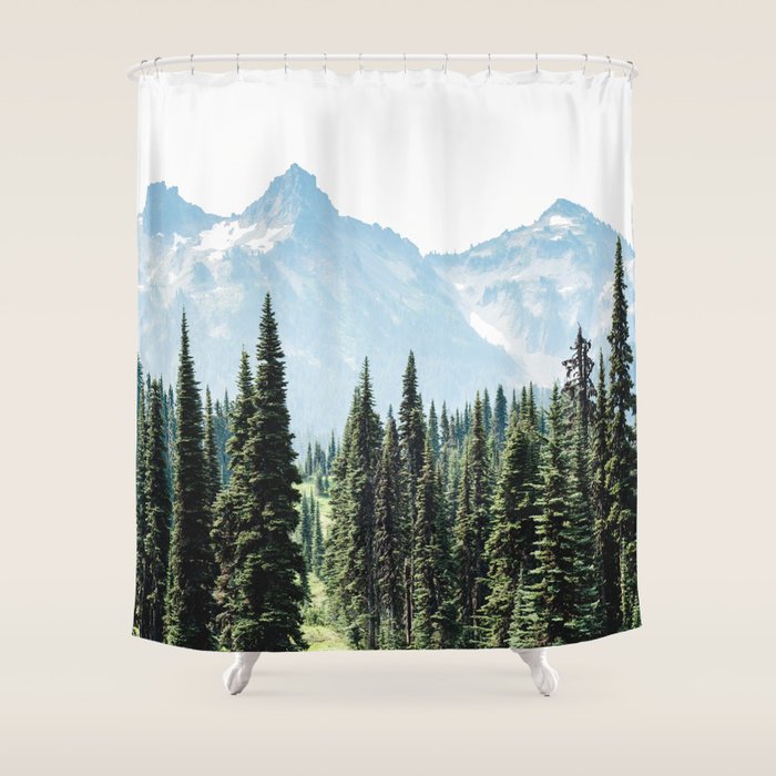 Alpine Adventure Shower Curtain Gallery Image 1