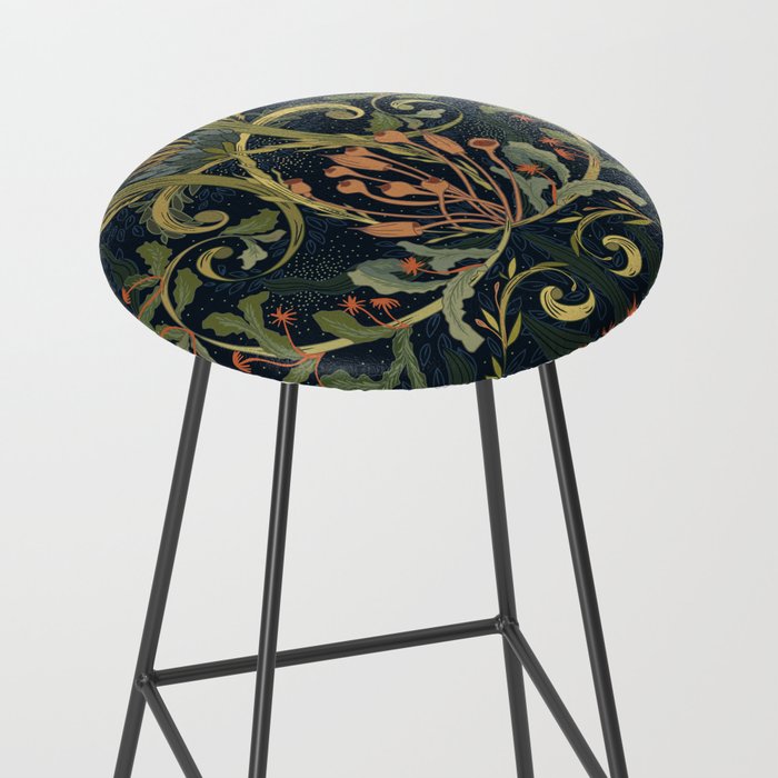 Woodland moss dark Stool Gallery Image 2