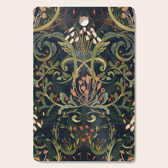 Woodland moss dark Cutting Board Gallery Image 1