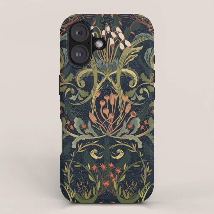 Woodland moss dark iPhone Case Gallery Image 1
