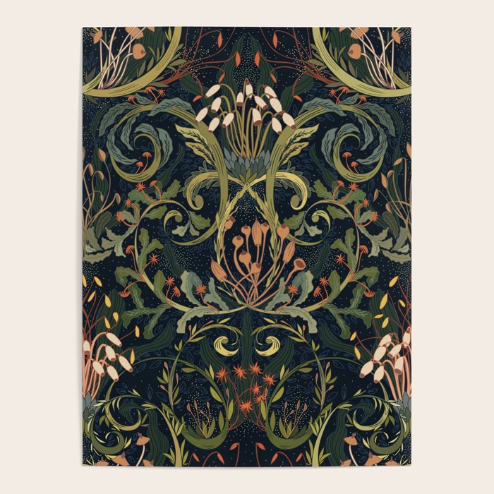 Woodland moss dark Poster Gallery Image 4