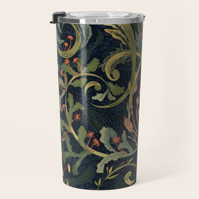 Woodland moss dark Travel Mug Gallery Image 3
