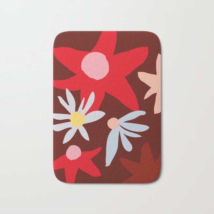 Fall flowers Bath Mat Gallery Image 1