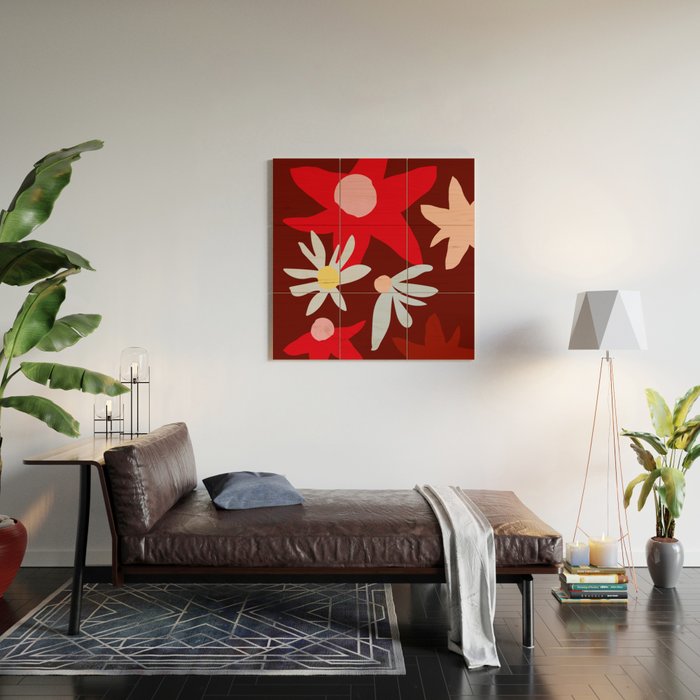 Fall flowers Wood Wall Art Gallery Image 2