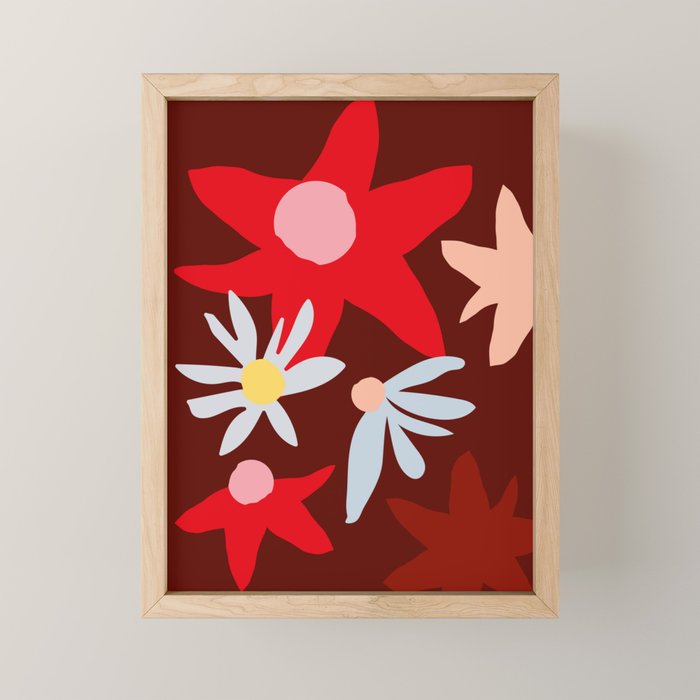Fall flowers Mini Art Print Gallery Image 1