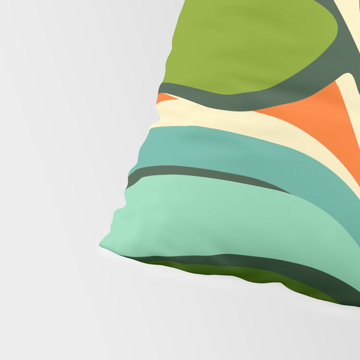 Thankful Garden - Abstract Botanical Illustration Pillow Sham Gallery Image 4