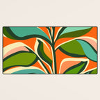 Thankful Garden - Abstract Botanical Illustration Desk Mat Gallery Image 3