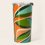 Thankful Garden - Abstract Botanical Illustration Travel Mug Gallery Image 2
