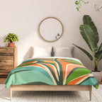 Thankful Garden - Abstract Botanical Illustration Comforter Gallery Image 3