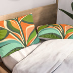 Thankful Garden - Abstract Botanical Illustration Pillow Sham Gallery Image 2