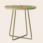 Thankful Garden - Abstract Botanical Illustration Side Table Gallery Image 1