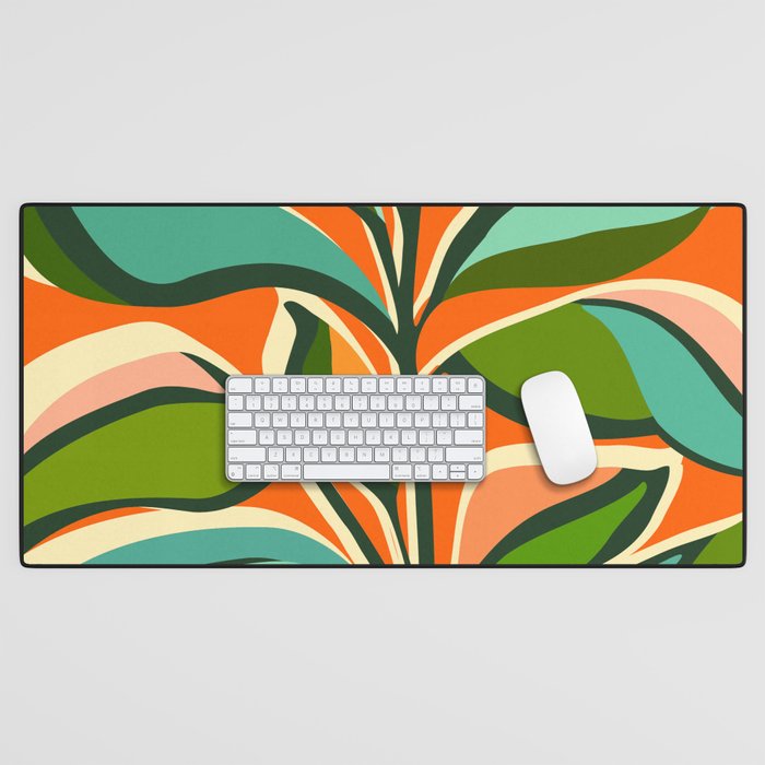 Thankful Garden - Abstract Botanical Illustration Desk Mat Gallery Image 1