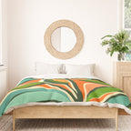 Thankful Garden - Abstract Botanical Illustration Duvet Cover Gallery Image 3