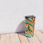 Thankful Garden - Abstract Botanical Illustration Travel Mug Gallery Image 4