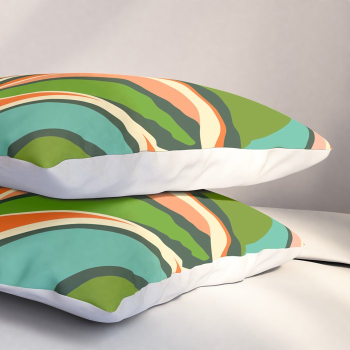 Thankful Garden - Abstract Botanical Illustration Pillow Sham Gallery Image 3