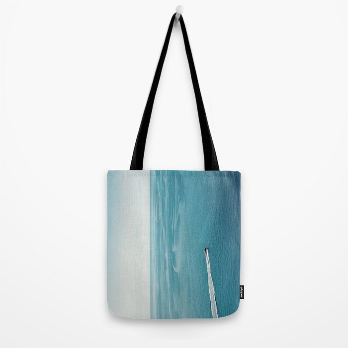 Travel photography print âBlue blue oceanâ photo art made in the south of italy Tote Bag Gallery Image 2