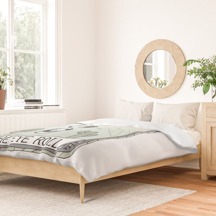 The Eye Roll Duvet Cover Gallery Image 2