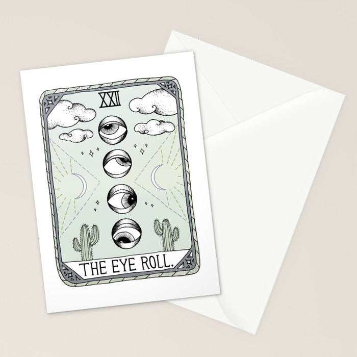 The Eye Roll Stationery Card Gallery Image 2