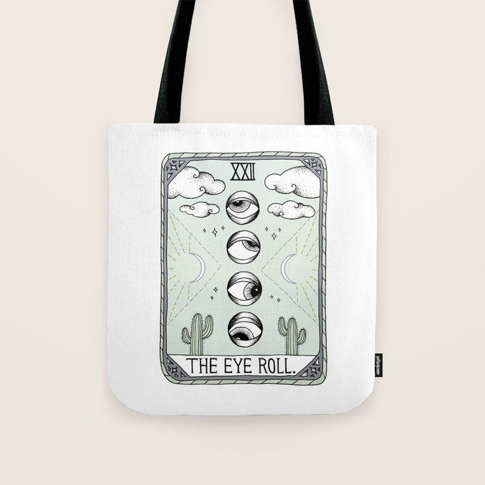 The Eye Roll Tote Bag Gallery Image 1