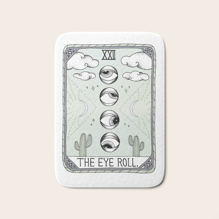 The Eye Roll Bath Mat Gallery Image 1