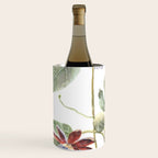 Passiflora and Figs Botanical Illustration, Praying Mantis Wine Chiller Gallery Image 2