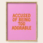 Sassy Cute Adorable Confidence Quote Serving Tray Gallery Image 1