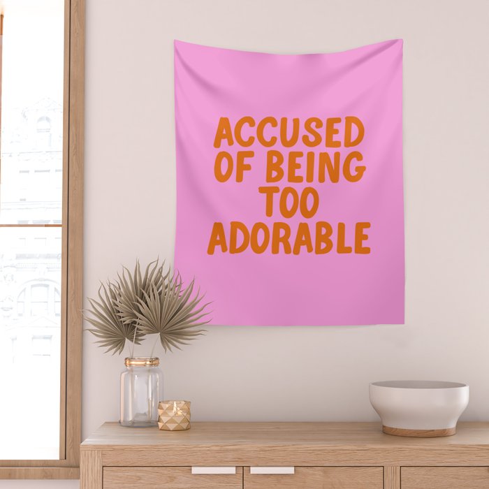 Sassy Cute Adorable Confidence Quote Wall Tapestry Gallery Image 2