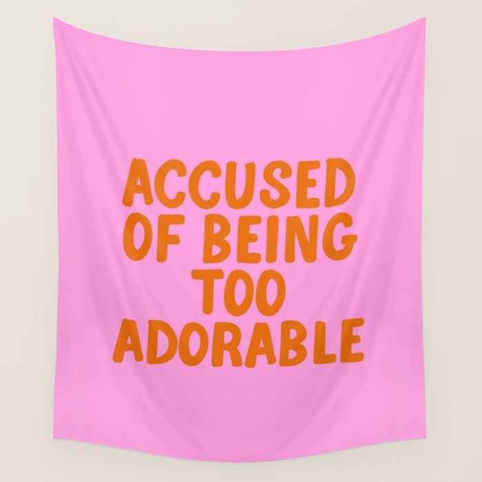 Sassy Cute Adorable Confidence Quote Wall Tapestry Gallery Image 4