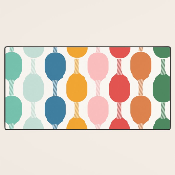Pickleball rally Desk Mat Gallery Image 3