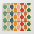 Pickleball rally Wood Wall Art Gallery Image 1