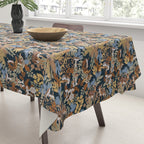 Colorful Dark Forest Animals B Tablecloth Gallery Image 3