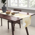 Art Deco Gatsby Golden Fan Pattern Table Runner Gallery Image 2