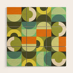 Modern Geometric 90B Wood Wall Art Gallery Image 1