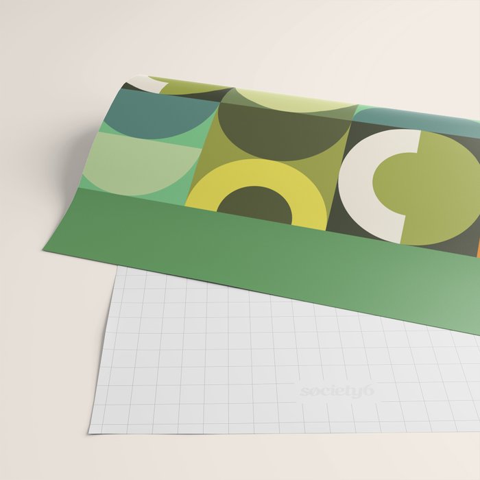 Modern Geometric 90B Wrapping Paper Gallery Image 2