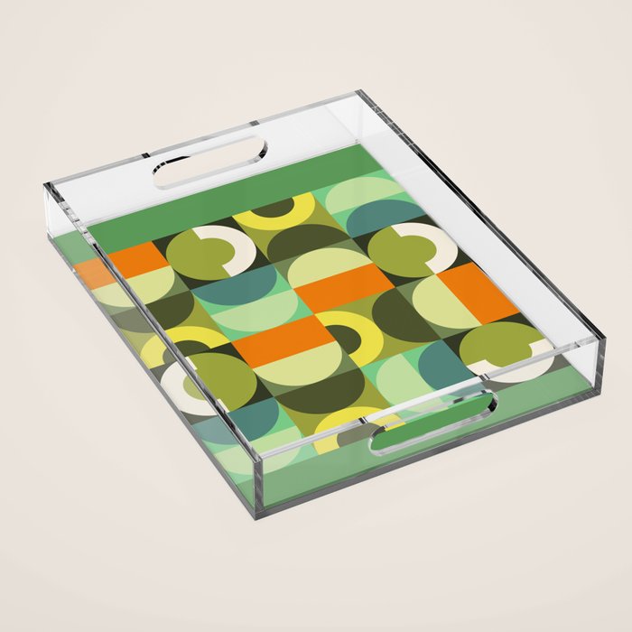 Modern Geometric 90B Acrylic Tray Gallery Image 1