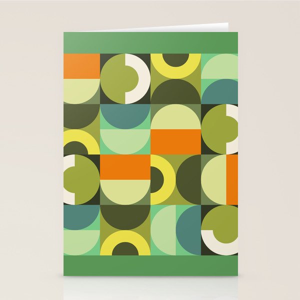 Modern Geometric 90B Stationery Card Gallery Image 2