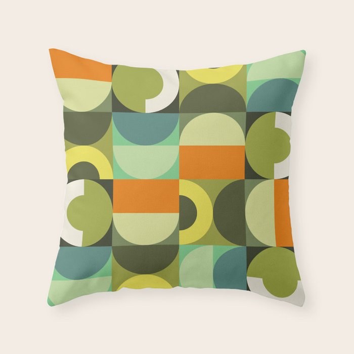 Modern Geometric 90B Throw Pillow Gallery Image 6