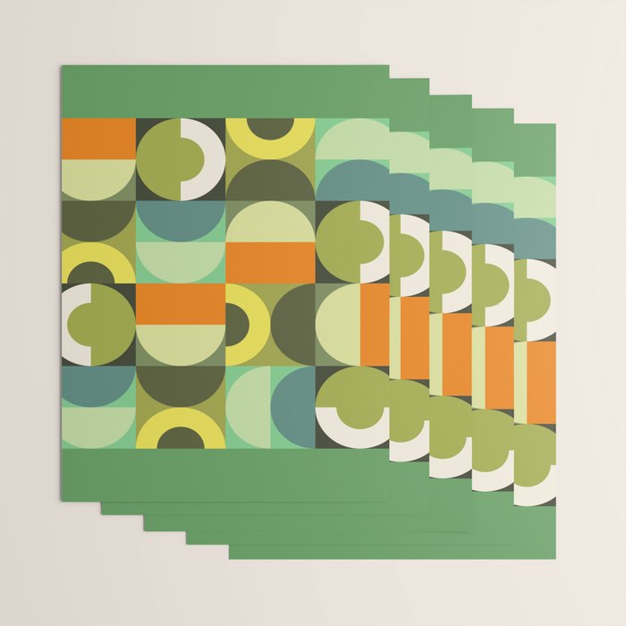 Modern Geometric 90B Wrapping Paper Gallery Image 3