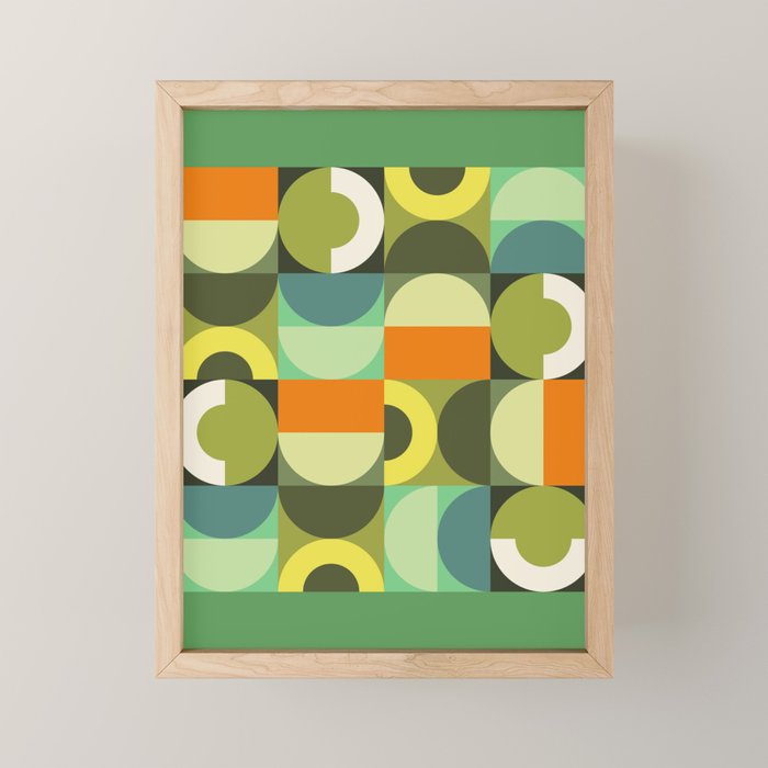 Modern Geometric 90B Mini Art Print Gallery Image 1