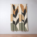 Abstract Minimal -Plant 9 Window Curtain Gallery Image 3
